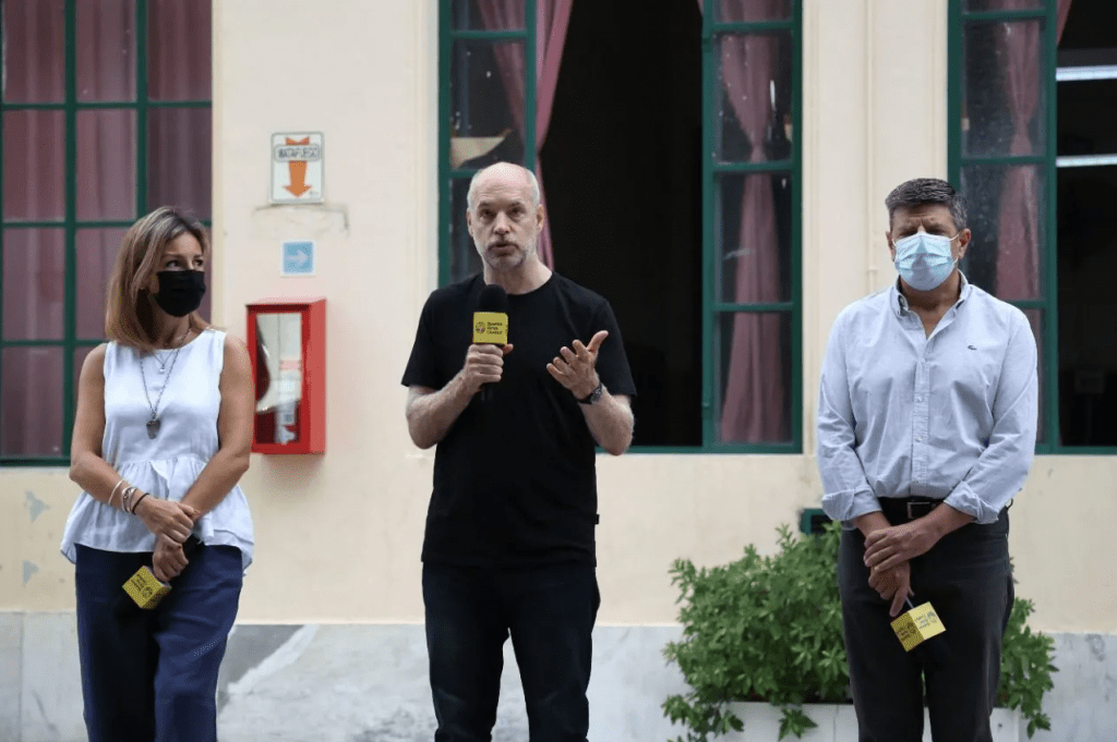Larreta escuela 7 Saavedra